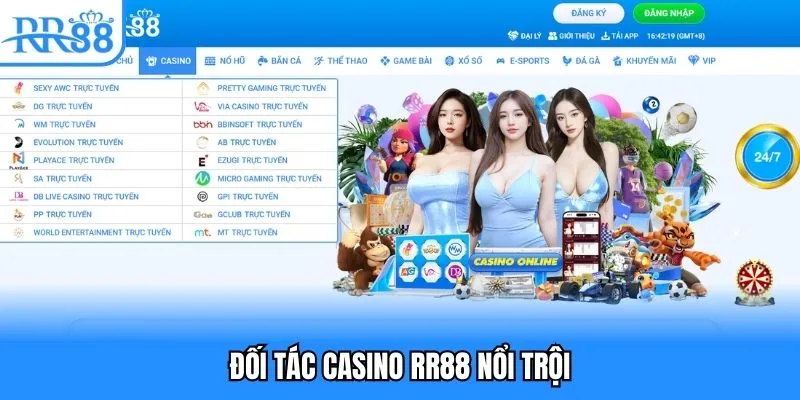 Casino RR88 - Tận Hưởng Sân Chơi Đẳng Cấp Sinh Lời Cực Cao 2 Đối tác casino RR88 nổi trội